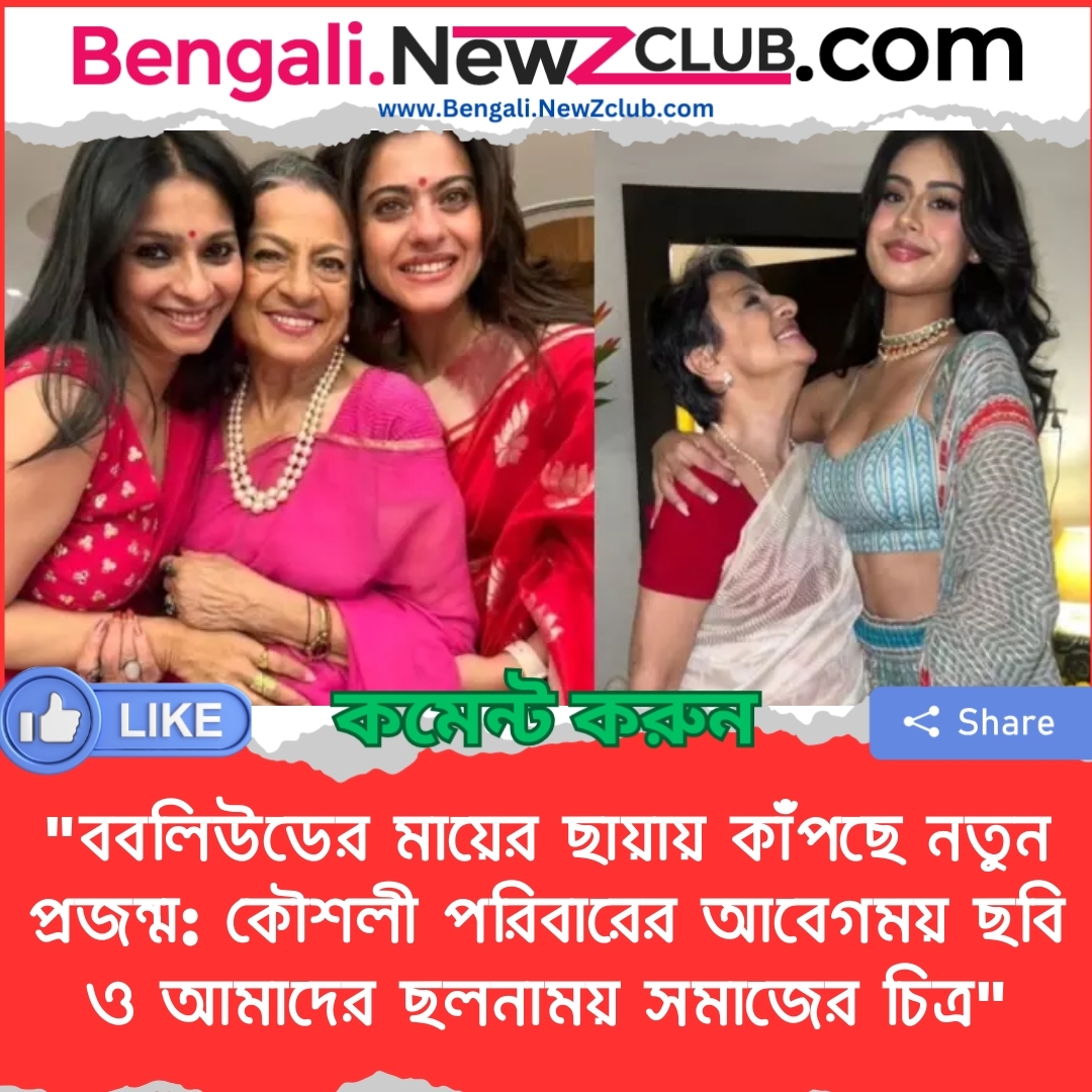 “ববলিউডের মায়ের ছায়ায় কাঁপছে নতুন প্রজন্ম: কৌশলী পরিবারের আবেগময় ছবি ও আমাদের ছলনাময় সমাজের চিত্র”