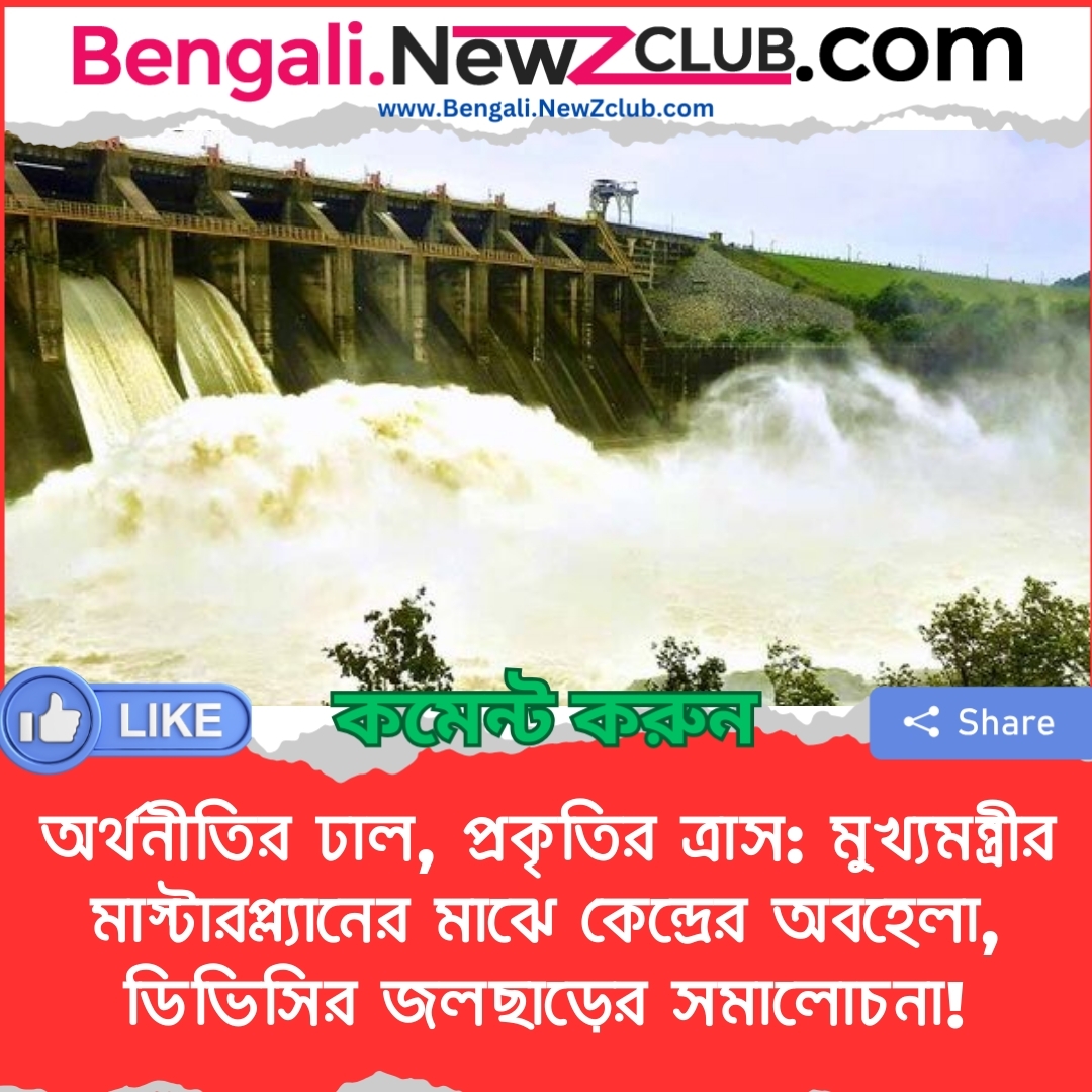 অর্থনীতির ঢাল, প্রকৃতির ত্রাস: মুখ্যমন্ত্রীর মাস্টারপ্ল্যানের মাঝে কেন্দ্রের অবহেলা, ডিভিসির জলছাড়ের সমালোচনা!