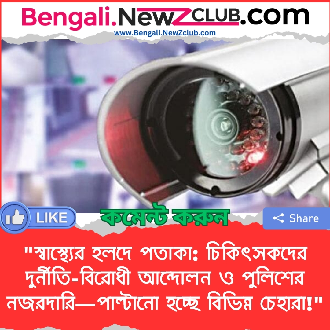 “স্বাস্থ্যের হলদে পতাকা: চিকিৎসকদের দুর্নীতি-বিরোধী আন্দোলন ও পুলিশের নজরদারি—পাল্টানো হচ্ছে বিভিন্ন চেহারা!”