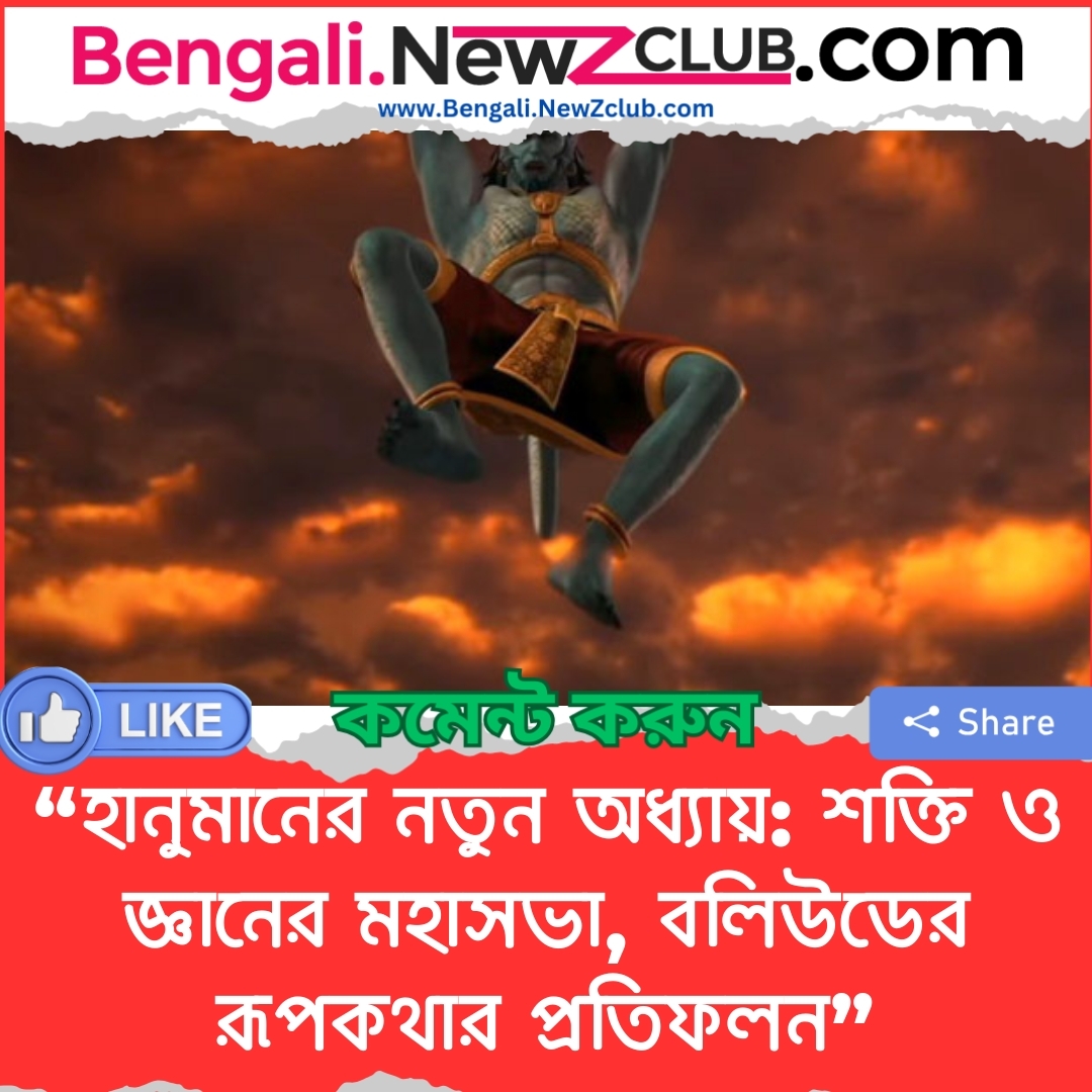 “হানুমানের নতুন অধ্যায়: শক্তি ও জ্ঞানের মহাসভা, বলিউডের রূপকথার প্রতিফলন”