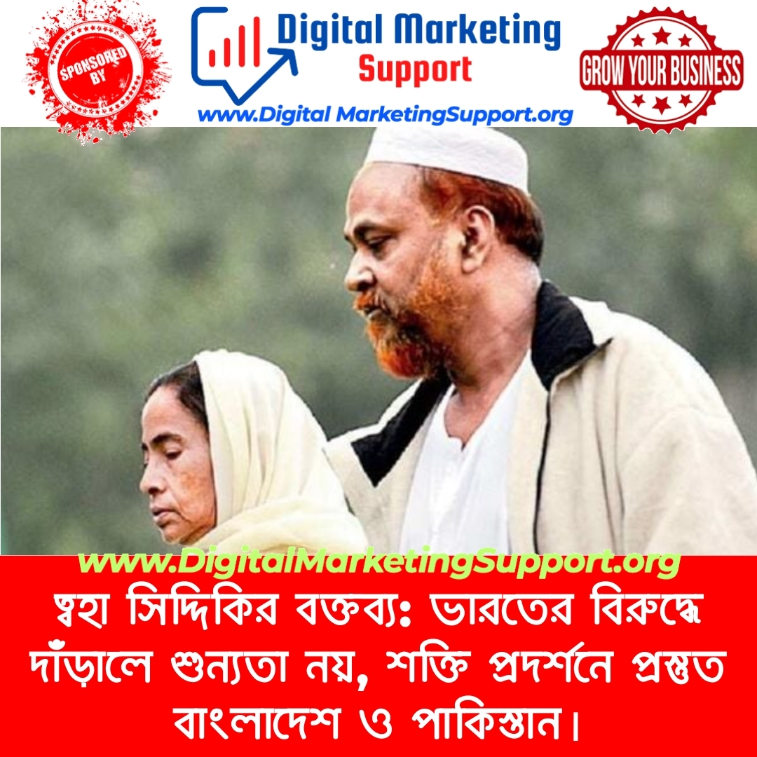 ত্বহা সিদ্দিকির বক্তব্য: ভারতের বিরুদ্ধে দাঁড়ালে শুন্যতা নয়, শক্তি প্রদর্শনে প্রস্তুত বাংলাদেশ ও পাকিস্তান।